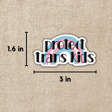 Load image into Gallery viewer, Protect Trans Kids Sticker
