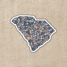 Load image into Gallery viewer, South Carolina Floral State Sticker
