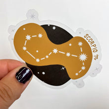 Load image into Gallery viewer, Scorpio Constellation Clear Sticker
