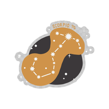 Load image into Gallery viewer, Scorpio Constellation Clear Sticker
