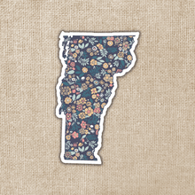 Load image into Gallery viewer, Vermont Floral State Sticker
