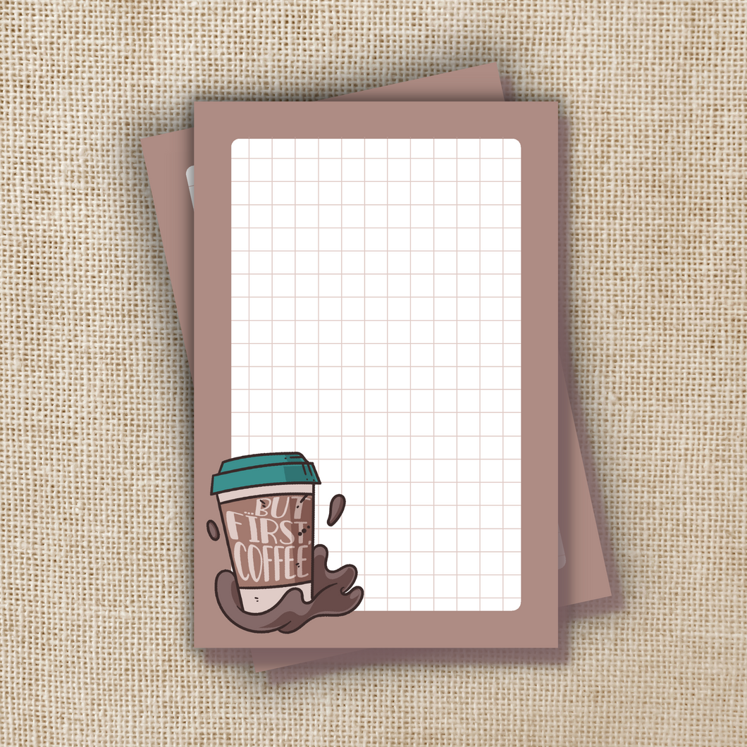But First Coffee Notepad