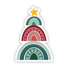 Load image into Gallery viewer, Rainbow Christmas Tree Sticker
